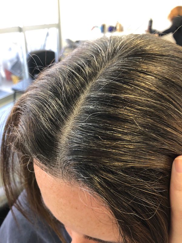 luzes-antes Cabelo com Luzes Antes